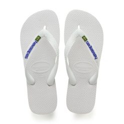 Klapki Havaianas Model 4110850 Kolor Biały. Białe klapki Havaianas, z gumy. Za 126.70 zł.