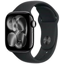 Zegarek Apple Watch Series 11 GPS + Cellular 46mm Jet Black Aluminium Case with Black Sport Band - M/L. Czarne zegarki smartwatch Apple, bez wzorów. Za 3,020.99 zł.