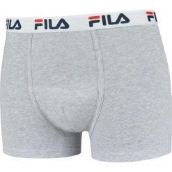 Bokserki męskie Fila 1-pak Szare. Szare bokserki Fila, m, bez wzorów, z bawełny. Za 131.99 zł.