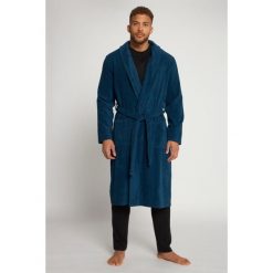 Męski Szlafrok odzież domowa kołnierz szalowy frotte do 8XL. Niebieskia szlafroki JAY-PI, m, bez wzorów, z bawełny, bez ramiączek, bez kaptura. Za 432.99 zł.
