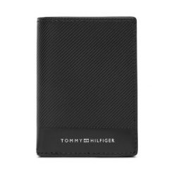 Duży Portfel Męski Tommy Hilfiger. Czarne portfele Tommy Hilfiger, bez wzorów. Za 279.99 zł.