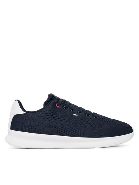 Tommy Hilfiger Sneakersy Lightweight Runner FM0FM05909 Granatowy. Niebieskie buty sportowe casual Tommy Hilfiger, bez wzorów, z meshu, bez zapięcia. Za 409.99 zł.