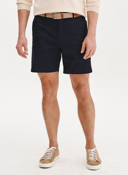 PAKO LORENTE - Granatowe szorty męskie z bawełną. Szorty Pako Lorente, m, bez wzorów, z bawełny. Za 99.99 zł.