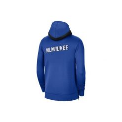 Bluza męska nike nba milwaukee bucks showtime city edition therma flex hoodie. Niebieskie bluzy Nike, m, bez wzorów, z elastanu, bez kaptura. Za 529.00 zł.
