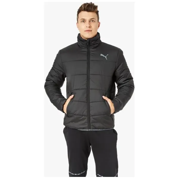 Puma Kurtka Ess Padded , czarny, rozmiar M. Czarne kurtki Puma, na zimę, m, bez wzorów, z materiału, bez kaptura. W wyprzedaży za 249.99 zł.