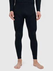 4F Legginsy termiczne w kolorze czarnym rozmiar: L/XL. Czarne bielizna termoaktywna 4F, l, bez wzorów, z materiału. Za 109.95 zł.