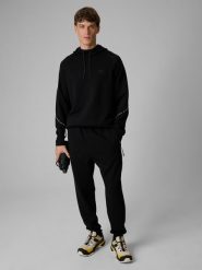 4F Spodnie dresowe joggery męskie - czarne 3XL. Czarne joggery i bojówki 4F, m, bez wzorów, z dresówki. Za 159.99 zł.