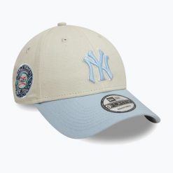 Czapka z daszkiem New Era WS Patch 9Forty New York Yankees. Brązowe czapki z daszkiem New Era, bez wzorów. Za 129.99 zł.