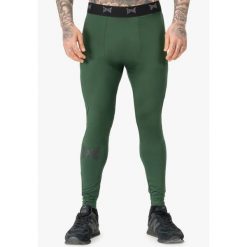 Legginsy Tapout Functional. Czarne legginsy długie sportowe TAPOUT, m, bez wzorów, z elastanu, na fitness i siłownię. Za 217.50 zł.