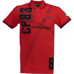 Koszulka polo w kolorze czerwonym. Koszulki polo marki Canadian Peak. W wyprzedaży za 98.95 zł.