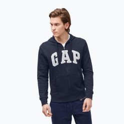 Bluza męska GAP XLS FT Arch FZ HD. Niebieskie bluzy GAP, m, bez wzorów, bez kaptura. Za 159.99 zł.