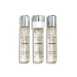 CHANEL ALLURE HOMME SPORT ZESTAW WYMIENNYCH WKŁADÓW TWIST AND SPRAY – WODA TOALETOWA 60 ml Męskie. Perfumy męskie Chanel. Za 435.00 zł.