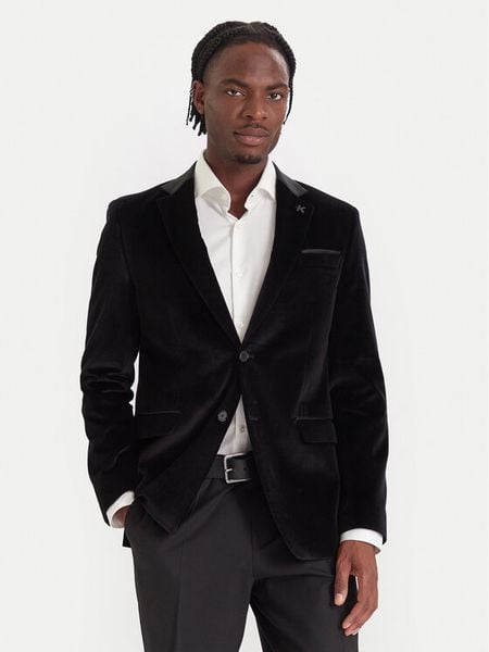 KARL LAGERFELD Marynarka 155244 554000 Czarny. Czarne garnitury KARL LAGERFELD, m, bez wzorów, z bawełny. Za 1,259.00 zł.