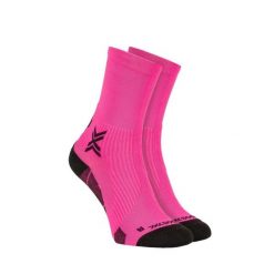 Skarpety X-Socks Run Perform Crew Pink. Czerwone skarpety X-Socks, bez wzorów. Za 129.99 zł.