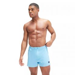 Spodenki szorty plażowe męskie Speedo Vintage Volley. Niebieskie krótkie spodenki sportowe Speedo, l, bez wzorów. Za 198.65 zł.