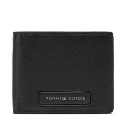 Duży Portfel Męski Tommy Hilfiger. Czarne portfele Tommy Hilfiger, bez wzorów. Za 199.99 zł.