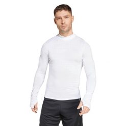 Adidas Sport Tf Cr Ls Tee M Dorośli. Białe bielizna termoaktywna Adidas, m, bez wzorów, z elastanu, bez ramiączek, na fitness i siłownię. Za 220.35 zł.