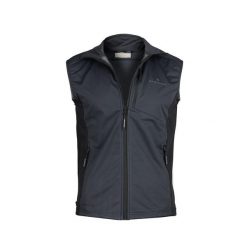 Kamizelka softshell męska Rapid. Szare kurtki softshell Bergson, m, bez wzorów, z softshellu, bez kaptura. W wyprzedaży za 189.00 zł.