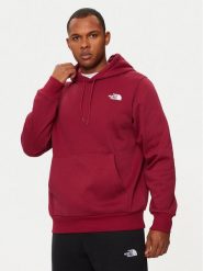 The North Face Bluza Simple Dome NF0A89FC Bordowy Regular Fit. Czerwone bluzy The North Face, m, bez wzorów, z bawełny, bez kaptura. Za 349.99 zł.