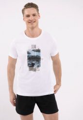 Szorty plażowe, Regular Fit, P-MAXIN. Szare szorty Volcano, m, bez wzorów, z materiału. Za 89.99 zł.