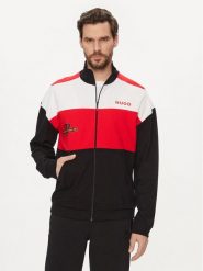 Hugo Bluza Race 50510468 Czarny Relaxed Fit. Czarne bluzy Hugo, m, bez wzorów, z bawełny, bez kaptura. Za 649.99 zł.