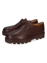 MELVIN & HAMILTON Skórzane trzewiki "Brody 2" w kolorze brązowym rozmiar: 41. Brązowe botki sznurowane Melvin & Hamilton, bez wzorów, bez obcasa, bez zapięcia. Za 491.99 zł.