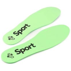 Wkładka do butów Crep Protect Insoles Sport. Zielone buty trekkingowe Crep Protect, bez wzorów, bez zapięcia. Za 54.99 zł.