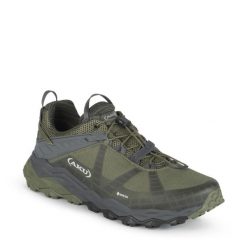 Buty trekkingowe Aku Flyrock GTX. Szare buty turystyczne Aku, bez wzorów, bez zapięcia, trekkingowe. Za 719.00 zł.