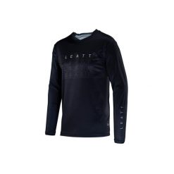 Longsleeve rowerowy męski Leatt MTB Gravity 3.0 2024. Czarne bluzy LEATT, m, bez wzorów, bez kaptura. Za 189.99 zł.