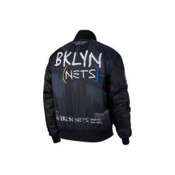 Kurtka męska nike nba brooklyn nets city edition courtside jacket black. Czarne kurtki do biegania Nike, m, bez wzorów, z poliesteru, bez kaptura, do biegania. Za 649.00 zł.
