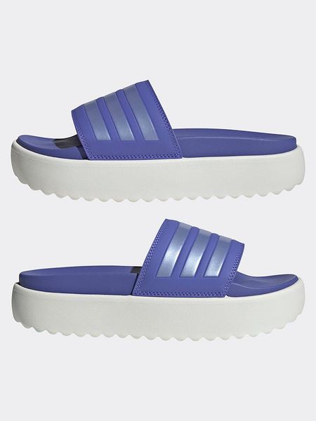 Adidas Klapki w kolorze fioletowo-białym rozmiar: 42. Różowe klapki Adidas. Za 173.99 zł.