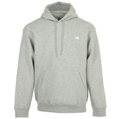 Bluza sportowa męska New Balance MT41511AG. Szare bluzy z kapturem New Balance, m, bez wzorów, z materiału, z kapturem. Za 376.00 zł.