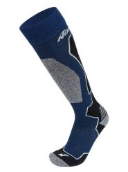 Nordica Męskie skarpety High Performance 2.0 ciemnoniebieskie/czarne/białe. Czarne skarpety NORDICA, bez wzorów, z elastanu. Za 122.99 zł.