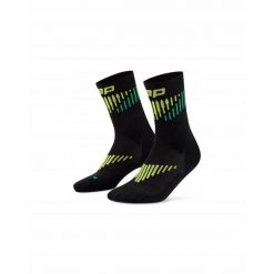 Męskie skarpetki kompresyjne do połowy łydki sportowe z wełną Merino. Czarne odzież kompresyjna CEP, m, bez wzorów, z elastanu. Za 69.00 zł.