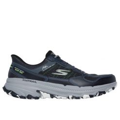 Buty trailowe Skechers Go Run Trail Altitude 2.0 Ravina. Czarne buty do biegania Skechers, bez wzorów, z syntetyku, bez zapięcia. W wyprzedaży za 384.35 zł.