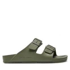 Klapki Jack&Jones. Brązowe klapki Jack&Jones. Za 79.99 zł.