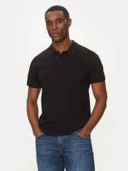 Mustang Polo Pierre 1016295 Czarny Slim Fit. Czarne koszulki polo Mustang, m, bez wzorów, z bawełny, bez kołnierzyka, bez ramiączek. Za 99.99 zł.