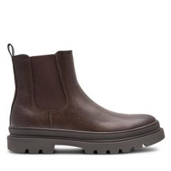 Sztyblety Lasocki. Brązowe sztyblety Lasocki, bez wzorów, bez obcasa, bez zapięcia. Za 119.99 zł.