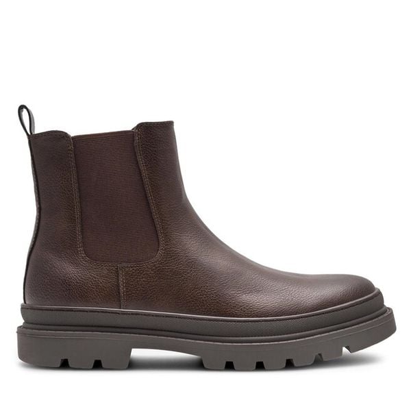 Sztyblety Lasocki. Brązowe sztyblety Lasocki, bez wzorów, bez obcasa, bez zapięcia. Za 119.99 zł.