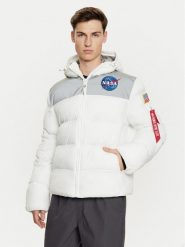 Alpha Industries Kurtka zimowa 148135 Biały Regular Fit. Białe kurtki Alpha Industries, na zimę, l, bez wzorów, z syntetyku, bez kaptura. Za 759.99 zł.