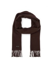BOSS Szalik Naster 50517218 Brązowy ciemny. Brązowe szaliki Boss, bez wzorów, z wełny. Za 349.99 zł.
