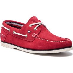 Mokasyny TOMMY HILFIGER - Classic Suede Boatshoe FM0FM02112 Tango Red 611. Mokasyny marki Tommy Hilfiger. W wyprzedaży za 359.00 zł.