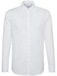 Seidensticker Koszula w kolorze białym rozmiar: 38. Białe koszule Seidensticker, bez wzorów, z bawełny, bez kołnierzyka, bez ramiączek. Za 150.37 zł.