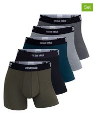 CR7 Bokserki (5 par) w różnych kolorach rozmiar: XL. Bokserki CR7, xl, bez wzorów. Za 140.20 zł.