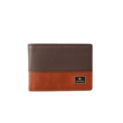 Portfel Męski RIP CURL Corpawatu Brązowy. Brązowe portfele Rip Curl, bez wzorów. Za 98.50 zł.