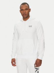 EA7 Emporio Armani Bluza 7M000569 AF13512 M0003 Biały Regular Fit. Białe bluzy EA7 Emporio Armani, m, bez wzorów, z bawełny, bez kaptura. Za 309.99 zł.