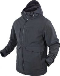 Condor Kurtka męska Softshell Overcast Parka Czarna r. XL. Czarne kurtki CONDOR, m, bez wzorów, z softshellu, bez kaptura. Za 493.95 zł.