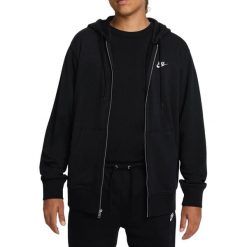 Bluza z Kapturem I Suwakiem Na Całej Długości Club Rozmiar S Czarny - FN3884-010. Czarne bluzy z kapturem Nike, s, bez wzorów, z materiału, z kapturem. Za 376.30 zł.