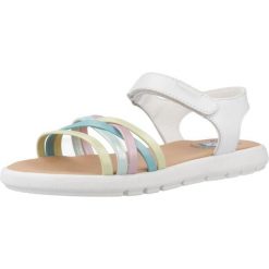 Sandały PABLOSKY 442100P Biały. Białe sandały PABLOSKY, ze skóry, bez zapięcia. Za 230.99 zł.