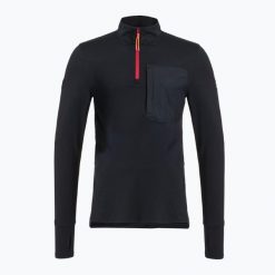 Bluza do biegania męska Under Armour Trail Run Quarter Zip. Czarne bluzy Under Armour, m, bez wzorów, bez kaptura. Za 229.99 zł.